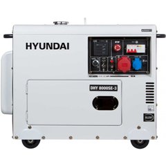 Генератор дизельний DHY 8000SE-3 (6,5/6,0 кВт х230/400В x16,4Ач) (DHY 8000SE-3)