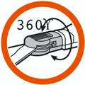 Лезвия поворачиваются на 360°