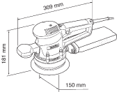 Ексцентрикова шліфмашина BO6030 