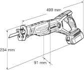 Акумуляторна ножівка  BJR181RFE 18 В