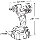Акумуляторний ударний шурупокрут BTW250RFE 14,4 В