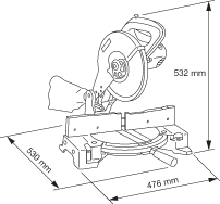 Торцева пила LS1040