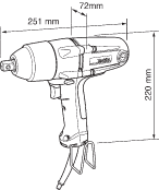 Ударний гайкокрут TW0200